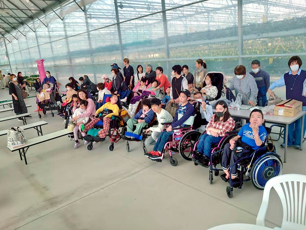 いちご空中農園体験01